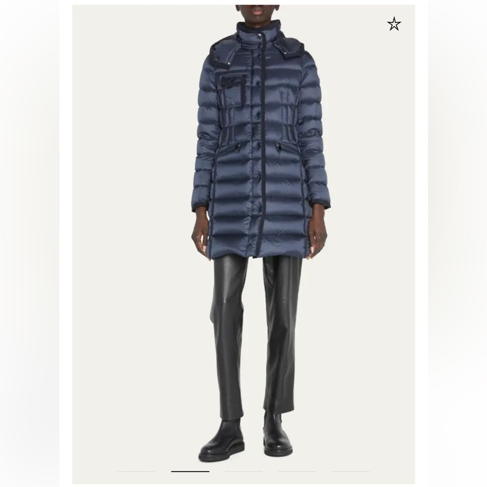 Moncler Hermine Hooded Puffer Jacket Size 2 (Medium) - Picture 3 of 9